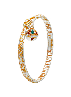 顺钦银楼足银梦霖铃银手镯