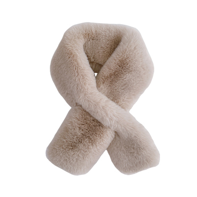 冬季加厚保暖仿仿獭兔毛围巾围脖