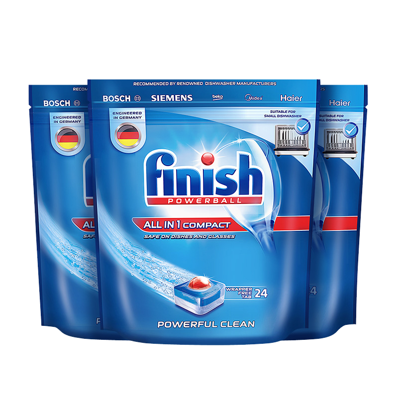 Finish亮碟多效合一洗碗块72块