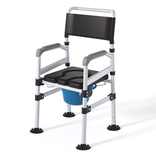 床边老人坐便器折叠马桶椅孕妇卫生间厕所凳子农村旱厕专用座便椅