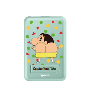 香港Xpower蜡笔小新充电宝磁吸超薄小巧便携式自带线适用苹果17专用iPhone16pro支架新款10000毫安大容量快充