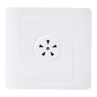 川科86型 声光控暗装智能开关三线制四线带消防延时楼道可控LED灯