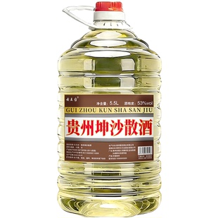 贵州酱香型53度坤沙纯粮食白酒桶装10斤年份酒高粱酒泡酒散装老酒