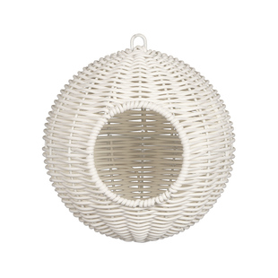 蜜袋鼯睡窝鹦鹉塑料藤编窝金丝熊仓鼠悬挂保暖吊窝松鼠造景用品