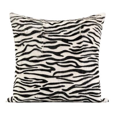 ELINLONYAIN黑白斑马山羊毛抱枕