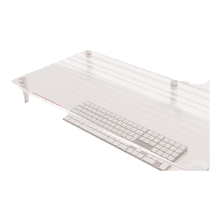 显示器增高架亚克力桌面透明置物架办公室电脑屏幕底座支架收纳架