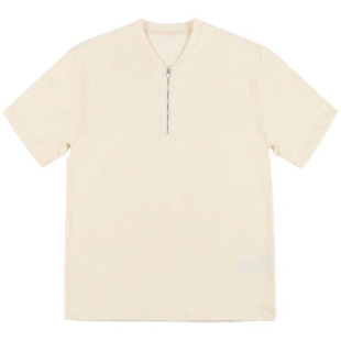FEAR OF GOD 6th第六季主线高街亨利领短袖FOG半拉链T恤男女潮流