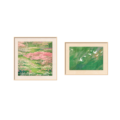 【新款热卖】莫奈花园挂画