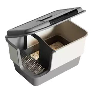 猫砂盆超大号全封闭长通道走廊式猫咪厕所防臭防外溅带砂猫咪专用