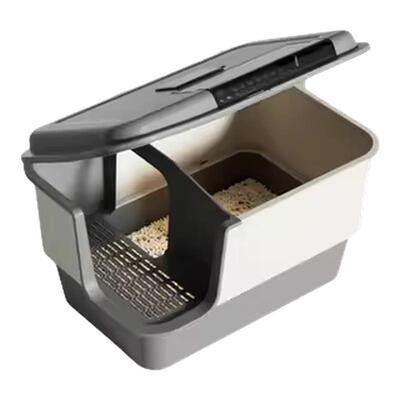 走廊式超大全封闭防臭防溅猫砂盆