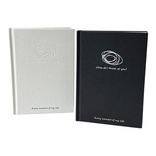 大脑空白简约高颜值笔记本学生日记手账本胡思乱想日程考研记事本