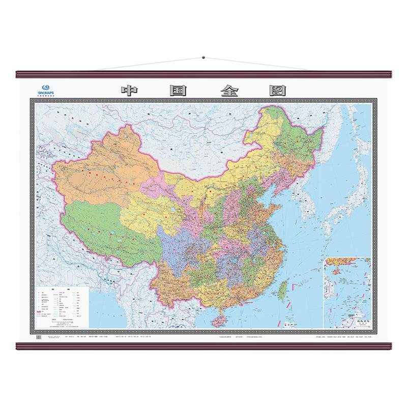 2025年中国全图地图挂图
