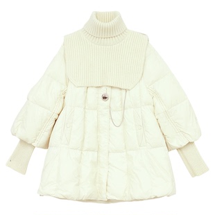 it'real瑞尔25年冬季新款两件式高领保暖羽绒服女