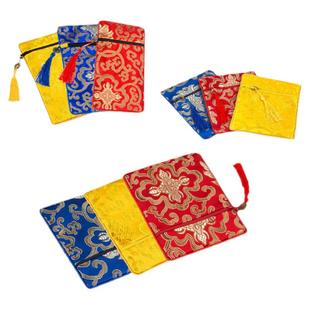 高档拉链袋手抄经书袋佛经袋藏式包经布袋法宝袋收纳大号中号小号