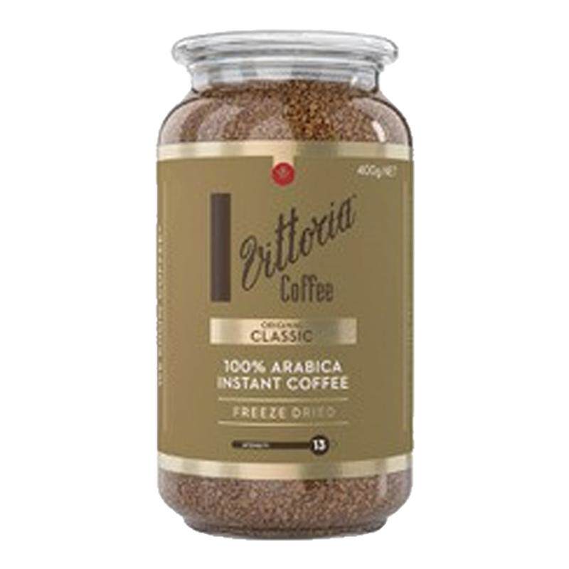 澳洲代购直邮 Vittoria速溶冻干咖啡100%阿拉比卡咖啡豆山地 400g