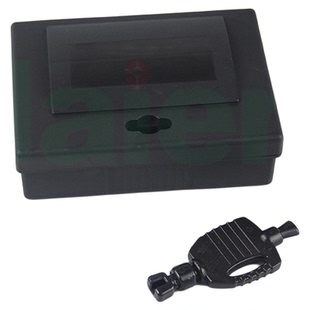 小号鼠饵盒自动捕鼠器室内带锁毒鼠屋老鼠诱饵盒灭鼠毒饵站诱鼠盒