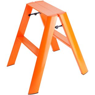 日本长谷川Hasegawa铝合金梯子家用2层梯凳折叠二步彩色烤漆ML-2