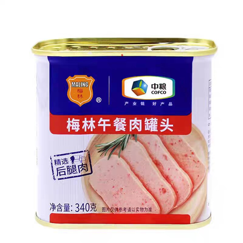 中粮梅林午餐肉340克 火腿肉肉制品/肉类罐头