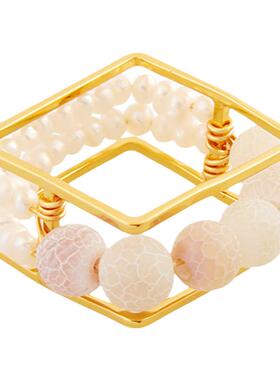 戒指女时尚设计天然石