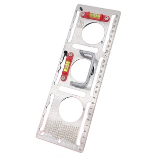 86型画盒工具开关水平定位工具底盒模板画线神器家装开槽不锈钢