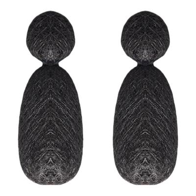 汉服假发女秃子乐垫发神器新娘秀禾盘发造型软牛角包公主头饰发包