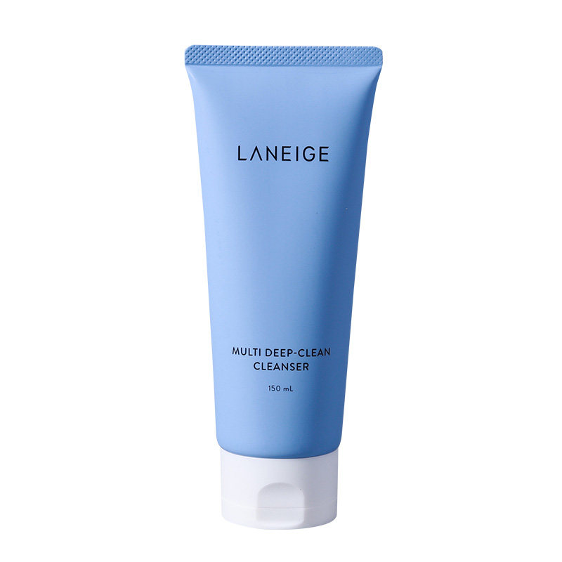 韩国Laneige/兰芝温和保湿洁颜膏150ml 清洁泡沫洗面奶女蓝色新款