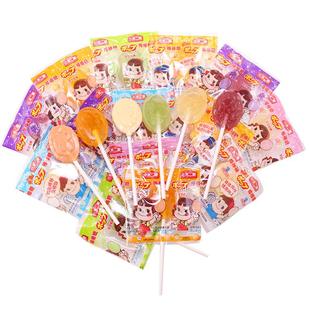 不二家棒棒糖水果牛奶味糖果散装批发喜糖幼儿园奖励零食品年货糖