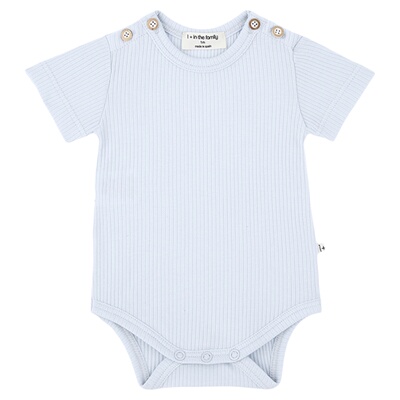 6Z Little现货西班牙1+in the family SS26儿童莫代尔短袖包屁衣