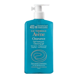 欧洲直邮Avene雅漾控油净肤温和洗卸二合一洁面凝胶400ML/瓶正品