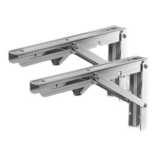 折叠支撑架304不锈钢墙上置物架活动隔板层板托架承重架三角支架