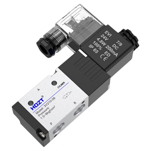 气动电磁阀3v210-08二位三通220v线圈气缸控制换向气阀3v310-10