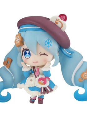 现货万代日版26年雪初音box毛绒