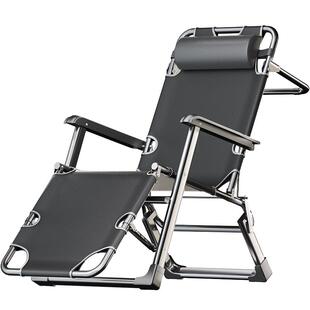 折叠躺椅午休午睡床办公室折叠床阳台家用睡椅单人行军床休闲椅子