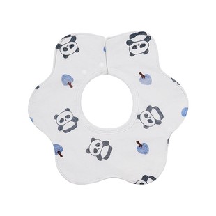 婴儿口水巾纯棉a类防水0-3-6月围嘴防吐奶围兜女男宝宝新生围脖