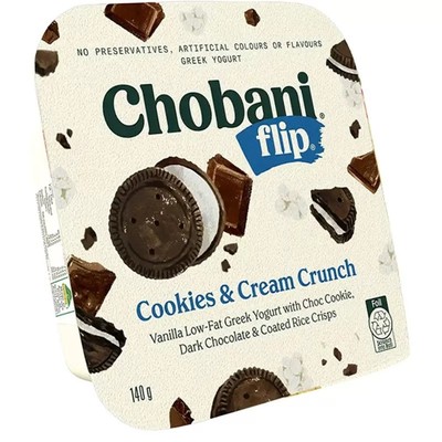澳洲原装进口Chobani Flip醇倍尼低温希腊式酸奶发酵乳翻趣杯140g