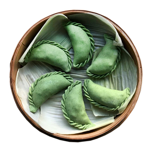 清明果台州特产清明粿艾叶糍粑传统农家手工糯米咸青饺温岭青团子