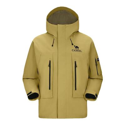 骆驼女装冲锋衣三合一男女同款2025新款外套暴雨级防水防风登山服