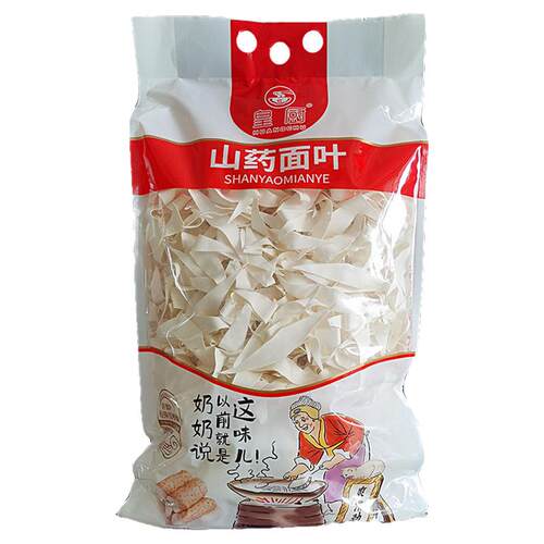 原味铁棍山药面叶面片刀削面片超薄易消化面食老人山东菏泽特产