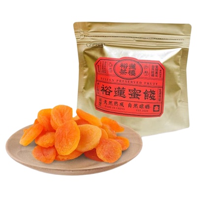 裕莲茶楼西域半熟黄金杏80g袋装