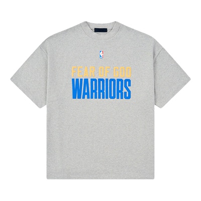 NBAXFOG联名款勇士队短袖t恤