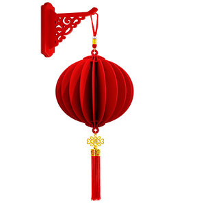 2026马年春节新年元旦装饰灯笼挂件店铺室内吊顶喜庆氛围布置挂饰