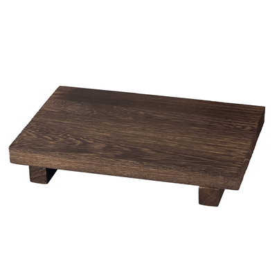 复古风实木桌面展示收纳架