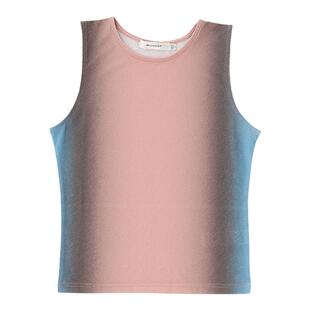 MOUSSY 夏季新品丁达尔渐变辣妹风基础针织背心010HS780-0661