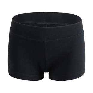 众爱舞苑芭蕾舞蹈练功裤黑色紧身短裤成人女跳舞三分裤形体平角裤