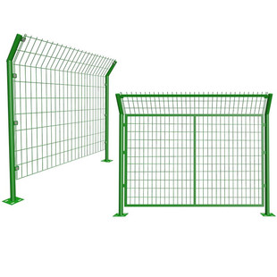 定制铁丝网围栏果园圈地鱼塘养殖隔离防护网高速公路双边丝护栏网