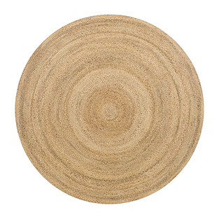 圆形日式客厅卧室沙发手工水草编织地毯ins风北欧简约家居摄影垫