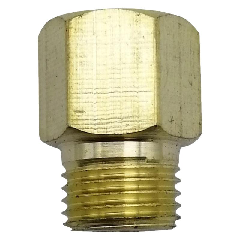 M6M8×1M10×1R1/8*0.75R1/8直通油路管件铜接头变径头国标细牙