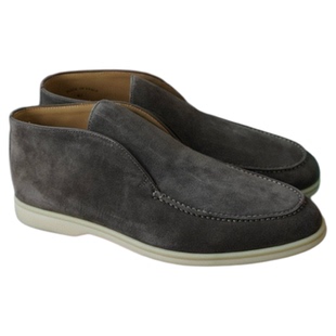 市面最顶 高帮乐福鞋男款一脚蹬懒人鞋summerwalk麂皮商务休闲鞋