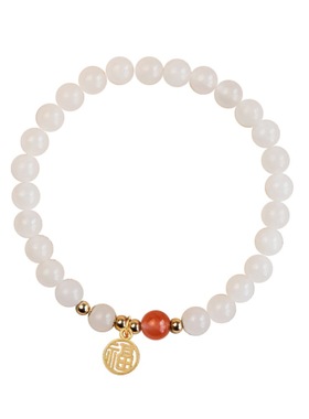 天然和田玉白玉手串女款