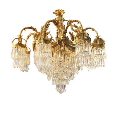 别墅宫廷奢华挑空纯铜天使